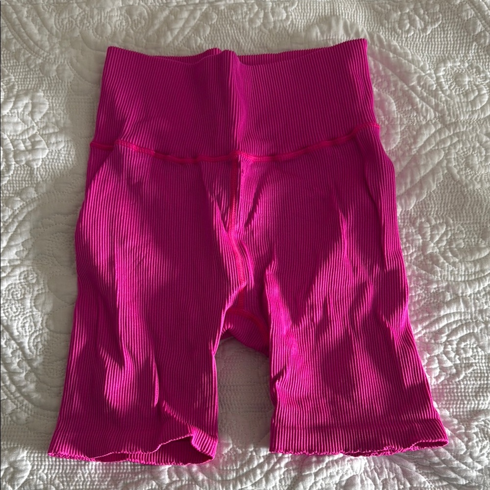 Gap Fir Women's Pink Ribbed bike Shorts
